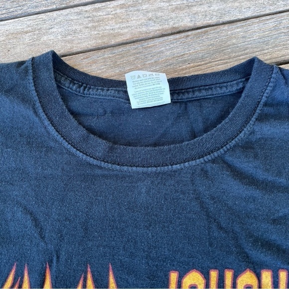 Def Leopard Journey 2018 Tour Concert T-Shirt Double Sided Merch 2XL Tour Dates - Picture 6 of 8